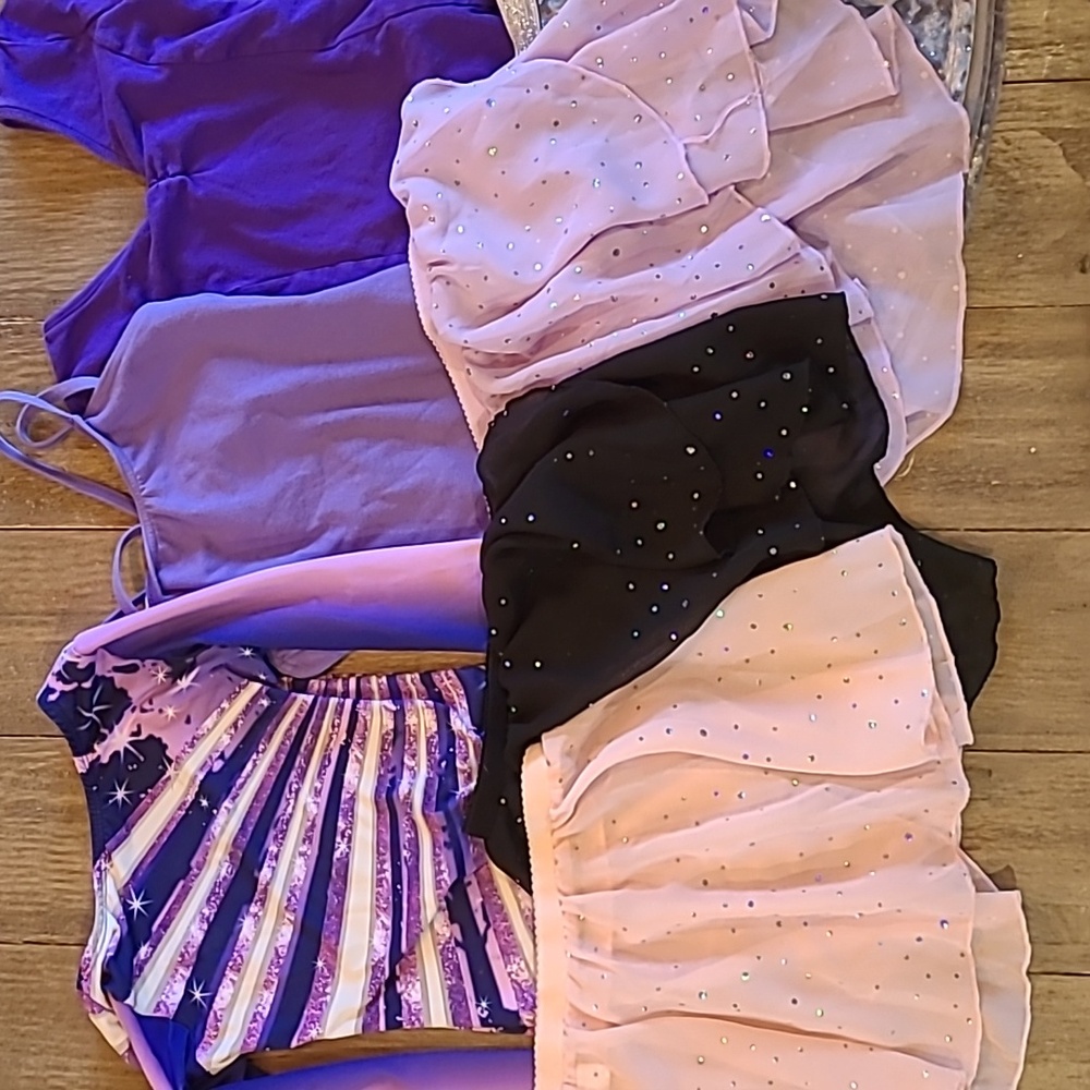 Lot of girls dance clothes